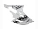 2006-2007 Yamaha YZF 600 R6 Motorcycle Fairings - White Glossy Black Motul Michelin Canada