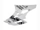 2006-2007 Yamaha YZF 600 R6 Motorcycle Fairings - White Glossy Black Motul Michelin Canada