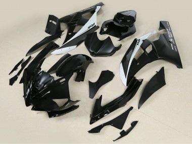 Cheap 2006-2007 Yamaha YZF 600 R6 Motorcycle Fairings - Glossy Black Matte Black White Motul Michelin Canada