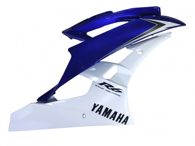 2006-2007 Yamaha YZF 600 R6 Motorcycle Fairings - White Blue Black Canada