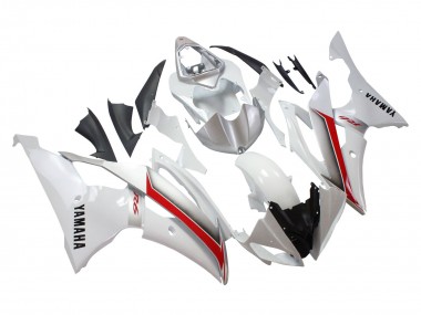 Cheap 2008-2016 Yamaha YZF 600 R6 Motorcycle Fairings - White Red Canada