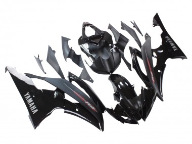 Cheap 2008-2016 Yamaha YZF 600 R6 Motorcycle Fairings - Glossy Black Matte Black Canada