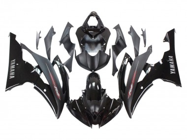 Cheap 2008-2016 Yamaha YZF 600 R6 Motorcycle Fairings - Glossy Black Matte Black Canada