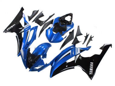 Cheap 2008-2016 Yamaha YZF 600 R6 Motorcycle Fairings - White Blue Glossy Black Canada