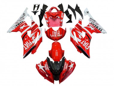 Cheap 2008-2016 Yamaha YZF 600 R6 Motorcycle Fairings - White Red Black Fiat Acer Canada