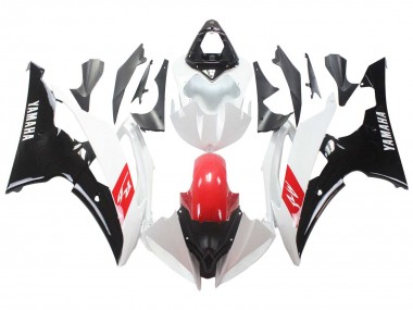 Cheap 2008-2016 Yamaha YZF 600 R6 Motorcycle Fairings - White Red Glossy Black Canada