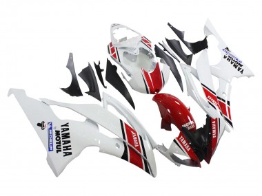 Cheap 2008-2016 Yamaha YZF 600 R6 Motorcycle Fairings - White Red Black Motul Michelin Canada