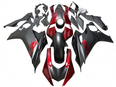 Cheap 2017-2023 Yamaha YZF 600 R6 Motorcycle Fairings - Red Matte Black Canada