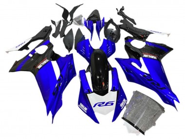 Cheap 2017-2023 Yamaha YZF 600 R6 Motorcycle Fairings - Blue Black White Canada