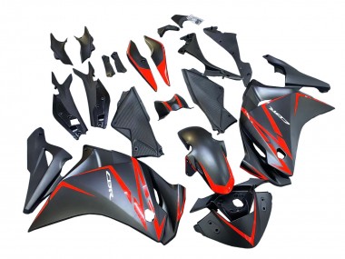 Cheap 2011-2015 Honda CBR250RR Motorcycle Fairings - Matte Black Red Stripe Canada