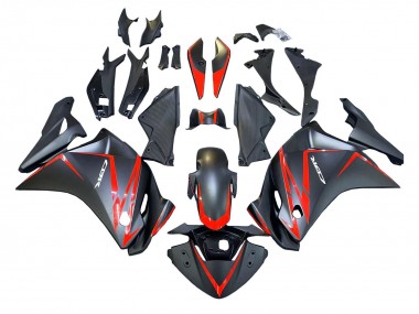 Cheap 2011-2015 Honda CBR250RR Motorcycle Fairings - Matte Black Red Stripe Canada