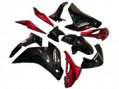 Cheap 2011-2015 Honda CBR250RR Motorcycle Fairings - Glossy Black Red Canada
