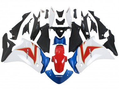 Cheap 2011-2015 Honda CBR250RR Motorcycle Fairings - White Red Light Blue Canada