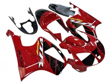 Cheap 2000-2006 Honda VTR1000 Motorcycle Fairings - Red Black Stripe Racing Canada