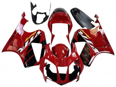 Cheap 2000-2006 Honda VTR1000 Motorcycle Fairings - Red Black Stripe Racing Canada