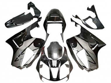 Cheap 2000-2006 Honda VTR1000 Motorcycle Fairings - Silver Glossy Black Canada
