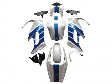 Cheap 1997-2005 Honda VTR1000F Motorcycle Fairings - White Blue Canada