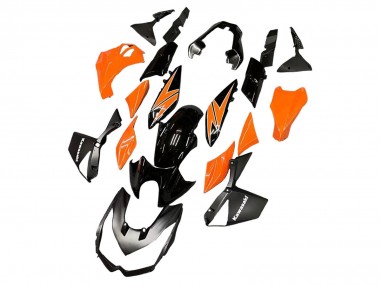 Cheap 2010-2013 Kawasaki Z1000 Motorcycle Fairings - Orange Glossy Black Canada