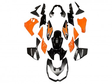 Cheap 2010-2013 Kawasaki Z1000 Motorcycle Fairings - Orange Glossy Black Canada