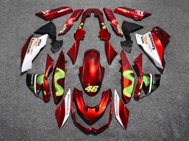 Cheap 2010-2013 Kawasaki Z1000 Motorcycle Fairings - Red White Green Monster 46 Canada