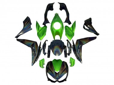 Cheap 2014-2019 Kawasaki Z1000 Motorcycle Fairings - Green Rainbow Canada