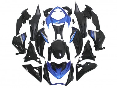 Cheap 2014-2019 Kawasaki Z1000 Motorcycle Fairings - Blue Glossy Black Canada