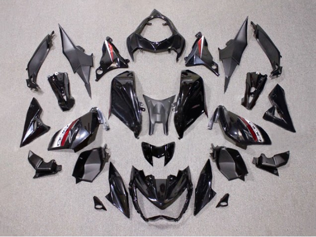 2014-2019 Kawasaki Z1000 Motorcycle Fairings - Glossy Black Red White Canada