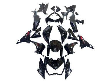 Cheap 2013-2018 Kawasaki Z800 Motorcycle Fairings - Glossy Black Red Canada