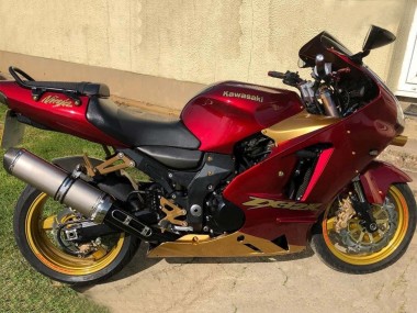 Cheap 2000-2001 Kawasaki ZX12R Motorcycle Fairings - Red Gold Canada