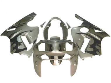 Cheap 2002-2006 Kawasaki ZX12R Motorcycle Fairings - Silver Black Canada