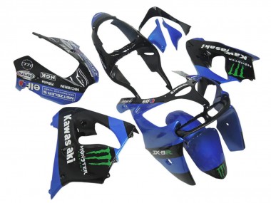 Cheap 2002-2006 Kawasaki ZX12R Motorcycle Fairings - Blue Black Green White Elf Monster Canada