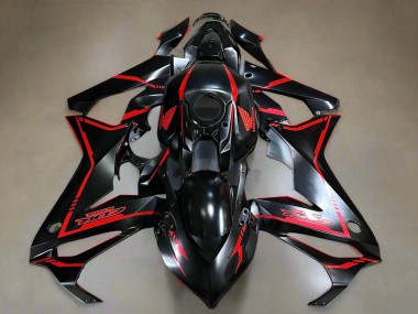 Cheap 2019-2020 Honda CBR650R Motorcycle Fairings - Glossy Black Red Stripe Canada