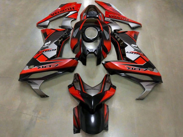 2021-2023 Honda CBR650R Motorcycle Fairings - Red Silver Glossy Black Canada