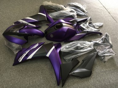 Cheap 2015-2018 Yamaha YZF R3/R25 Motorcycle Fairings - White Purple Matte Black Canada