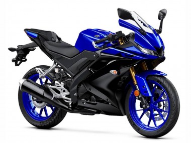 Cheap 2019-2024 Yamaha YZF R125 Motorcycle Fairings - Blue Matte Black Canada