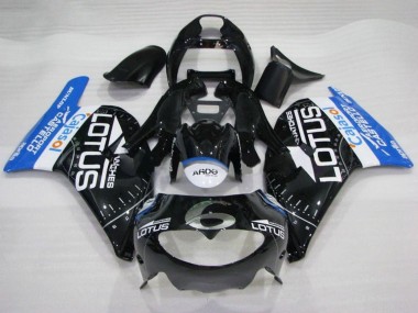 Cheap 1995-1997 Aprilia RS250 Motorcycle Fairings - Glossy Black White Blue Lotus Canada