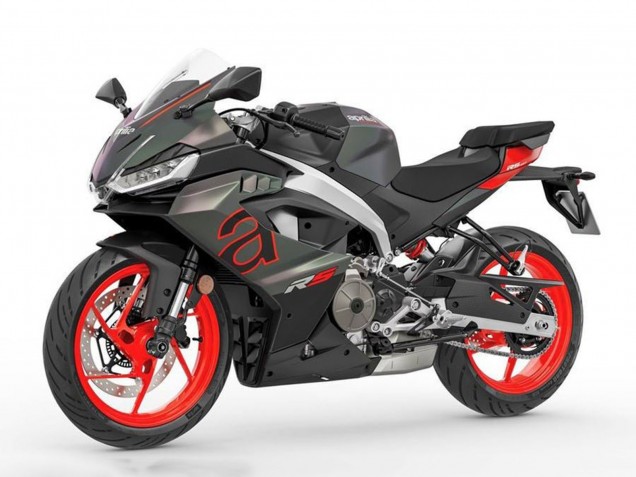 2024-2025 Aprilia RS457 Motorcycle Fairings - Matte Black Grey Red Canada