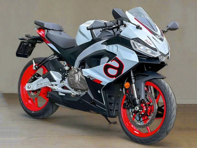 2024-2025 Aprilia RS457 Motorcycle Fairings - White Black Red Canada