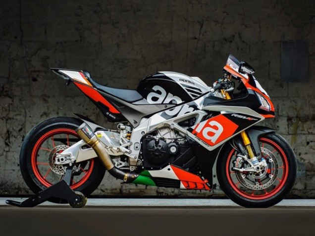 2009-2015 Aprilia RSV4 1000 Motorcycle Fairings - Matte Black Silver Red Green Canada