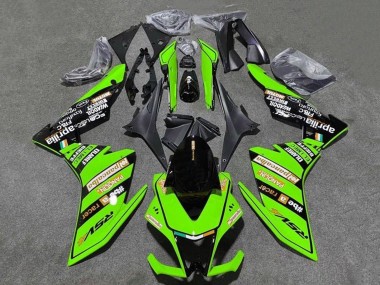 Cheap 2009-2015 Aprilia RSV4 1000 Motorcycle Fairings - Green Black Canada