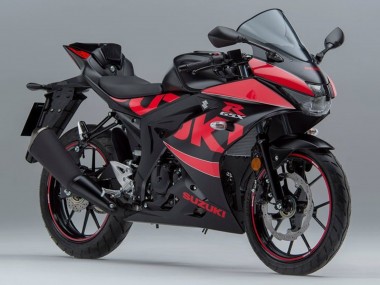 Cheap 2017-2025 Suzuki GSXR125 Motorcycle Fairings - Black Red Canada