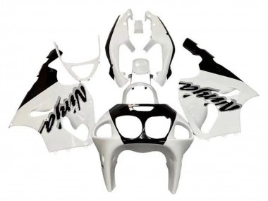 Cheap 1996-2003 Kawasaki ZX7R Motorcycle Fairings - White Black Canada
