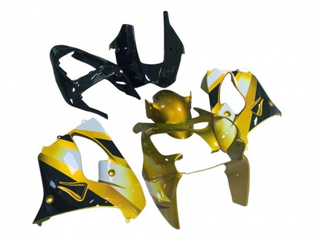 2002-2003 Kawasaki ZX9R Motorcycle Fairings - Yellow White Black Canada