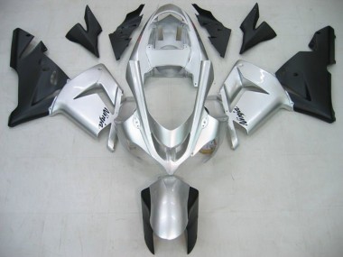 Cheap 2004-2005 Kawasaki ZX10R Motorcycle Fairings - Glossy Silver Matte Black Canada