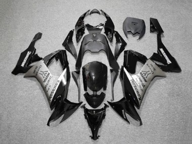 Cheap 2008-2010 Kawasaki ZX10R Motorcycle Fairings - Glossy Black Grey Bridgestone Motul Canada
