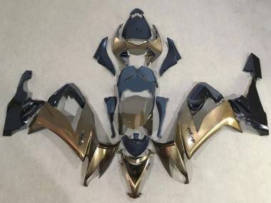 Cheap 2008-2010 Kawasaki ZX10R Motorcycle Fairings - Dark Gold Black Canada
