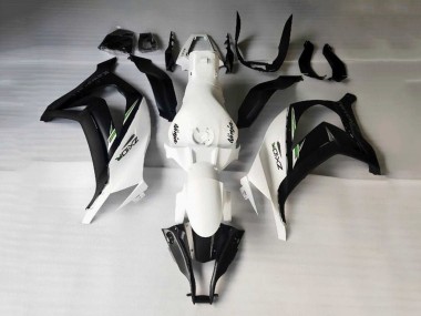 Cheap 2016-2020 Kawasaki ZX10R Motorcycle Fairings - White Black Green Stripe Canada