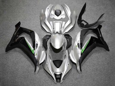 Cheap 2016-2020 Kawasaki ZX10R Motorcycle Fairings - Silver Green Black Canada