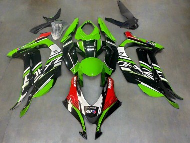 Cheap 2016-2020 Kawasaki ZX10R Motorcycle Fairings - Green Black Red White Elf Canada