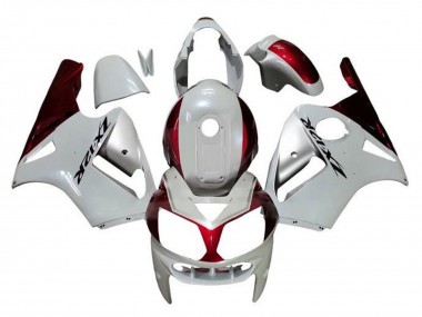 Cheap 2000-2001 Kawasaki ZX12R Motorcycle Fairings - White Silver Red Black Canada